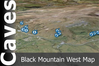Black Mountain West Caves Map