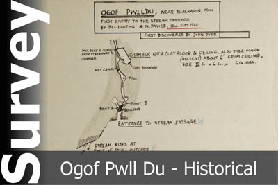 Ogof Pwll Du Survey - For Historical Interest Only