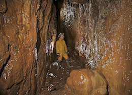 The Main Chamber - Lesser Garth Cave